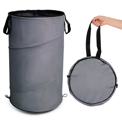 30-Gallon (109L) Collapsible Laundry Baskets - Foldable Pop-Up Hampers with Reinforced Handles for Home, Dormitory, and Travel Storage Solutions