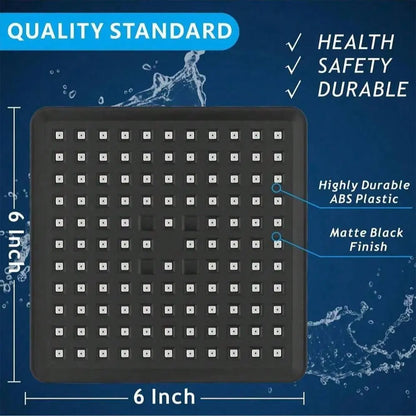 Handheld Shower Head with 57-Inch Hose, Adjustable round Faucet Set, Includes Adapter and Wall Mount, /Silver Color, Bathroom Upgrade, Showerhead with Handheld Sprayer