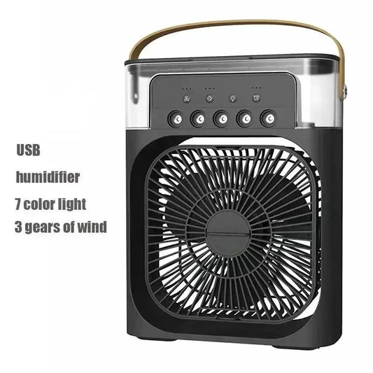 3 in 1 Portable Air Cooler Fan with LED Night Light & Humidifier | Quiet Personal Cooling Fan for Home & Office #Portableaircooler #3In1Fan #Personalcoolingfan #Miniairconditioner #Homeofficefan 2026 Camping Essentials Outdoor Camp Travel